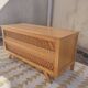 Vintage wicker toy chest