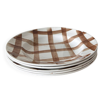 Lot de 5 assiettes vintage