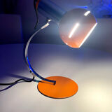 Targetti lamp vintage 1960s space age orange chrome