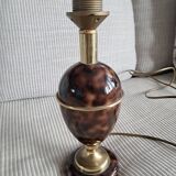 Vintage metal and brass lamp base