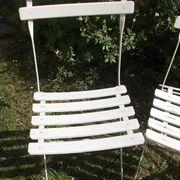 Set of 3 folding garden chairs