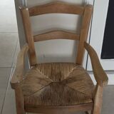 Antique wooden armchair