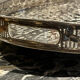 Large silver metal tray