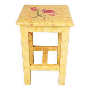 Tabouret en pin massif