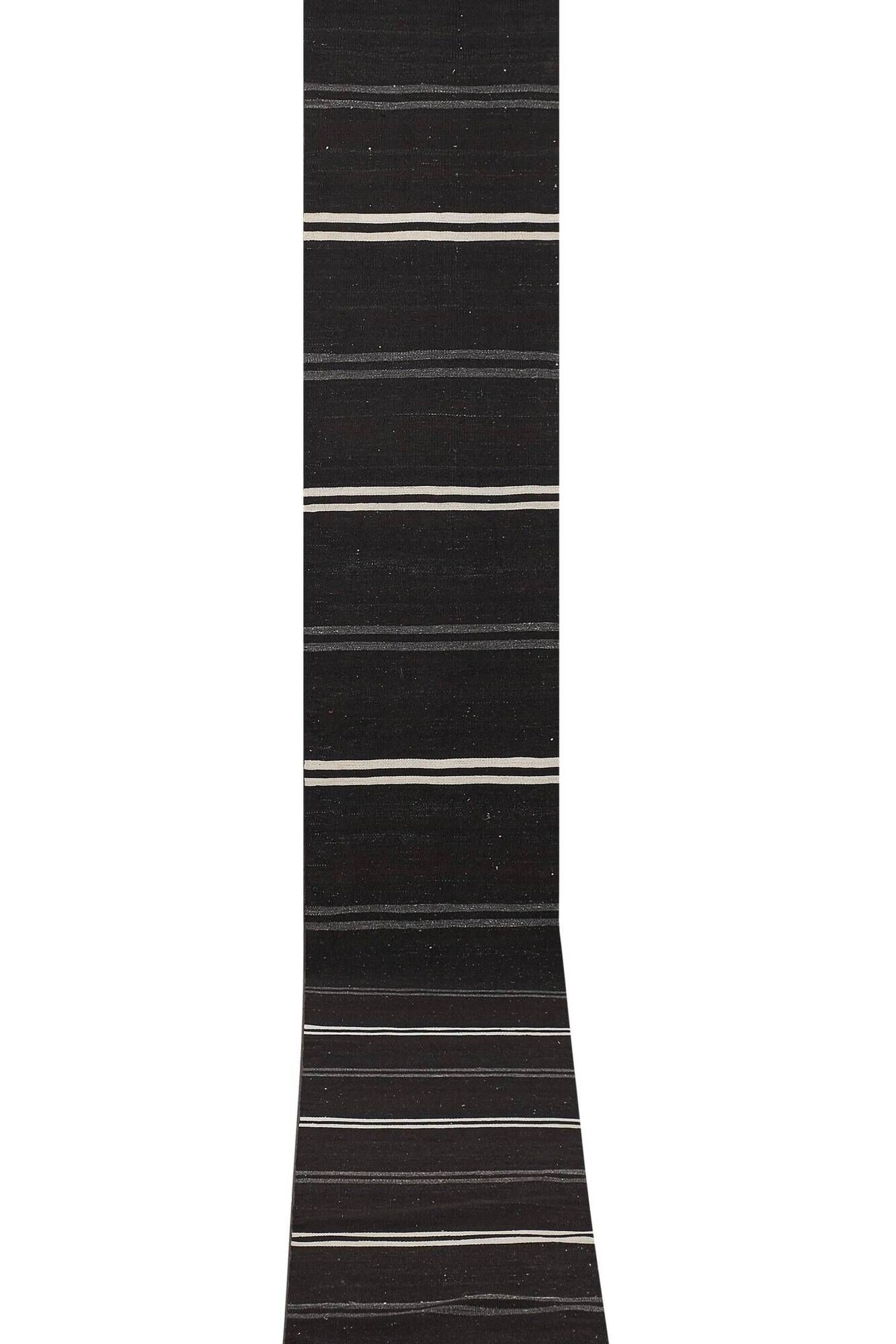 Vintage Turkish hallway rug 73x595 cm