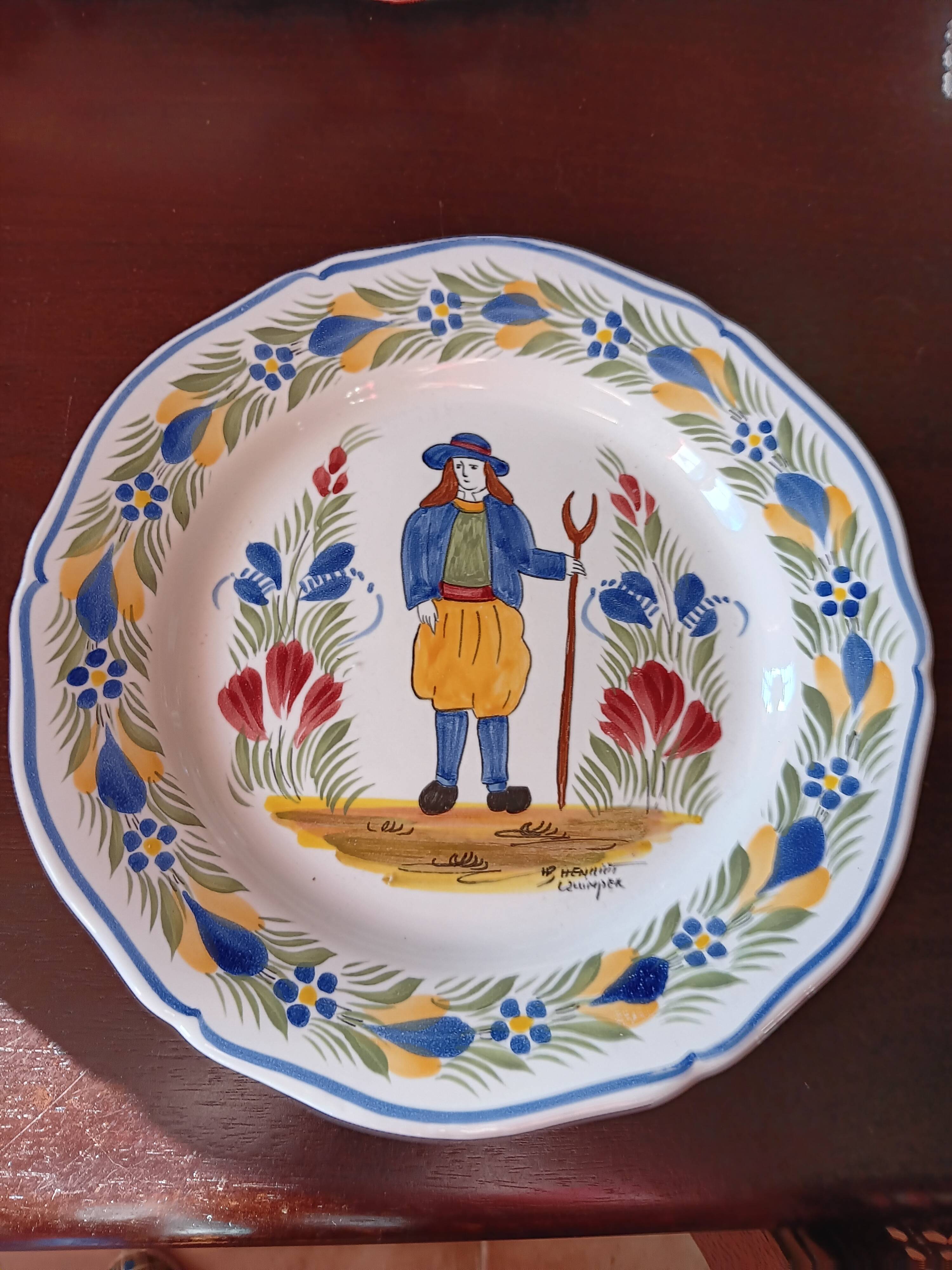 Henriot decorative plate