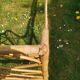 Rattan bench bed