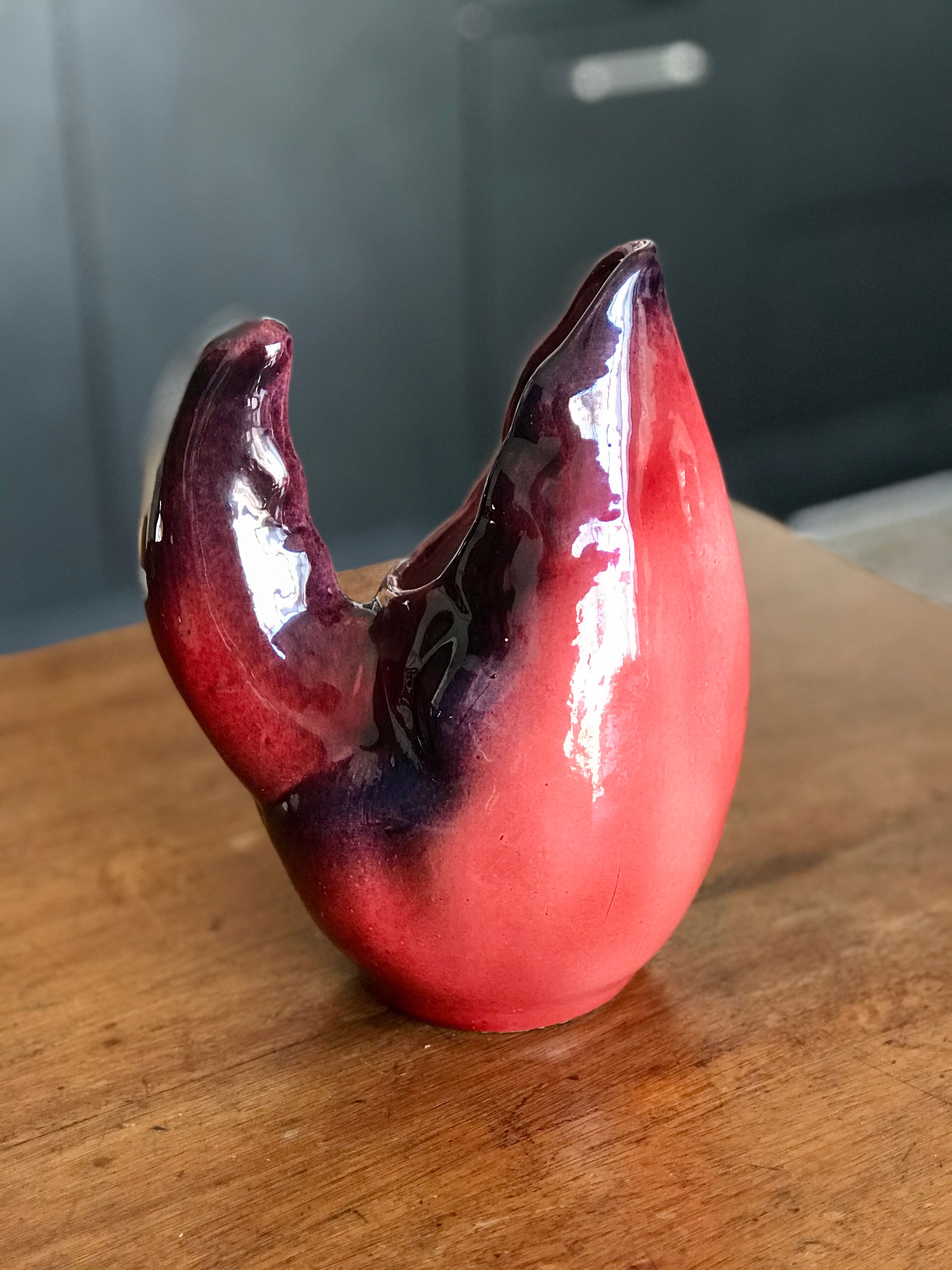 Pichet pince de crabe ceramique