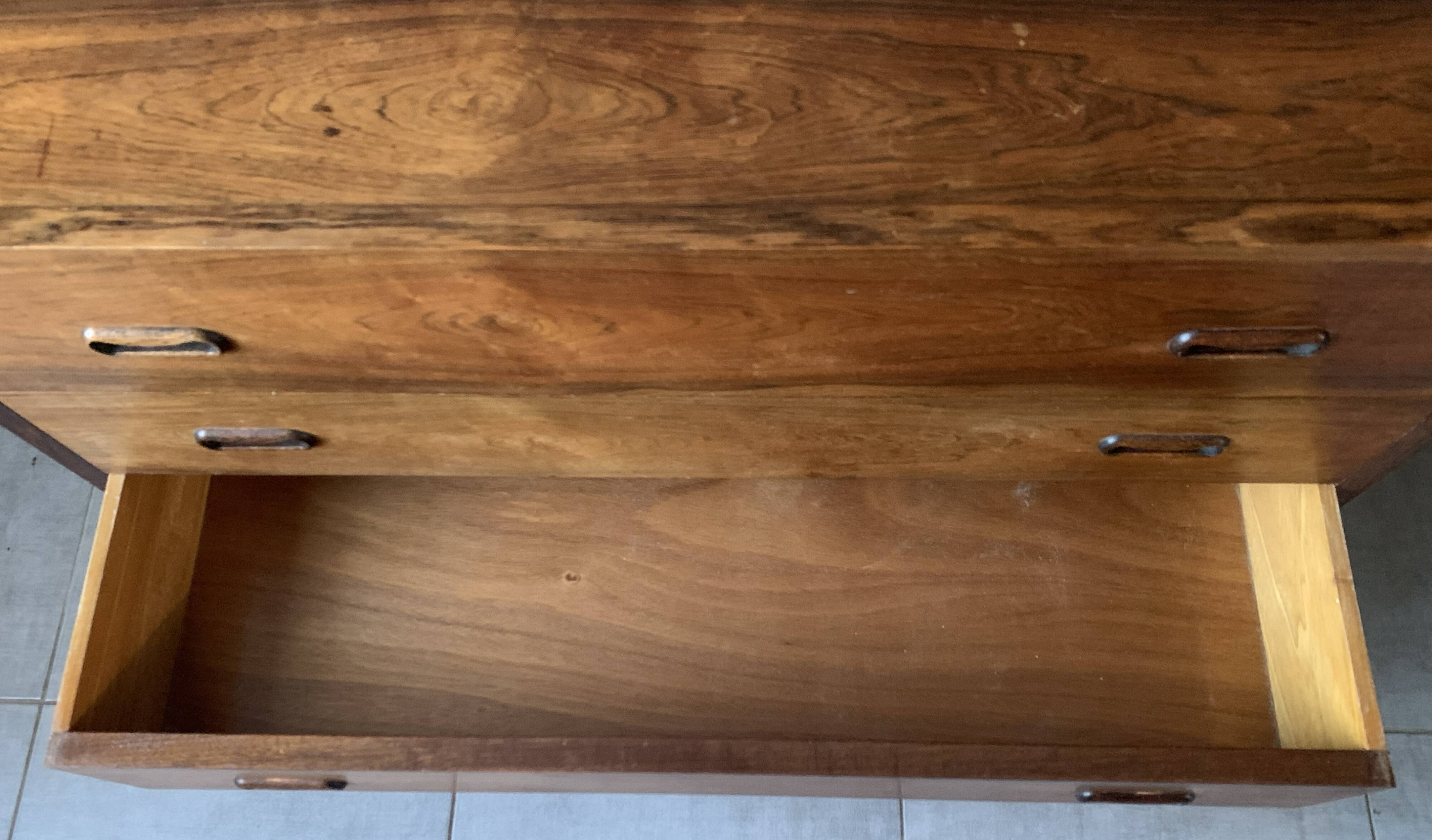 Vintage Scandinavian dressing table/dresser from the 60s in rosewood