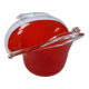Vintage red Murano glass bowl Italy