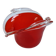 Vintage red Murano glass bowl Italy