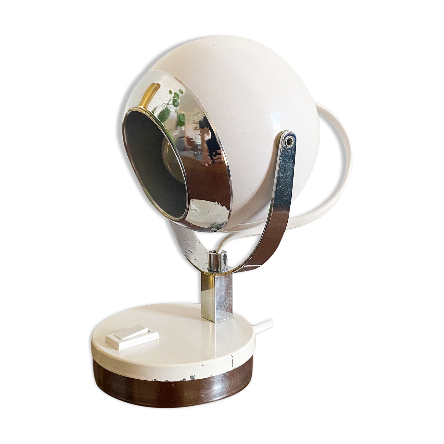 Vintage eyeball lamp