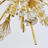 Grand Sputnik chandelier Metropolitan Opera in crystal and brass J.L. Lobmeyr