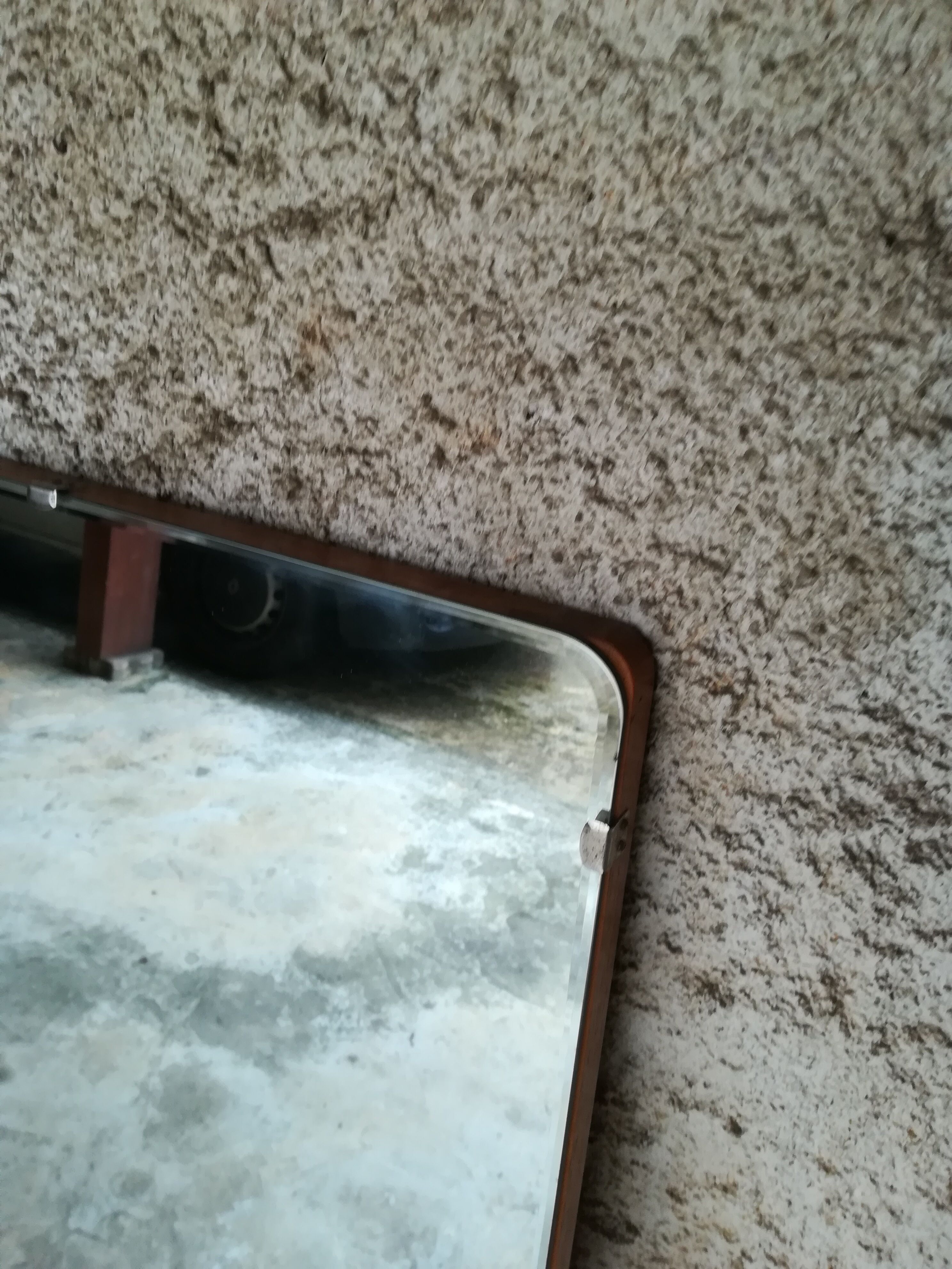 Scandinavian mirror 60's 103 cmx62 cm