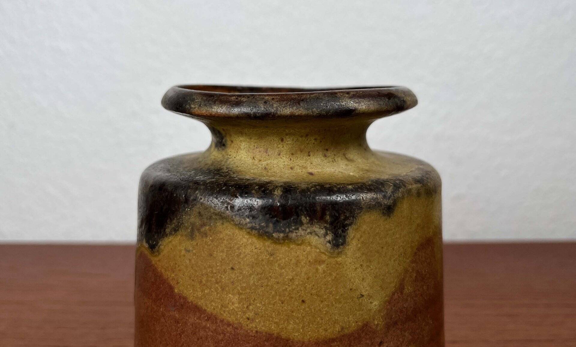 Mid-Century Modern German Studio Pottery Vase by Luise Duncker, 1960s