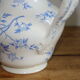 Teapot Sarreguemines model thorns - blue
