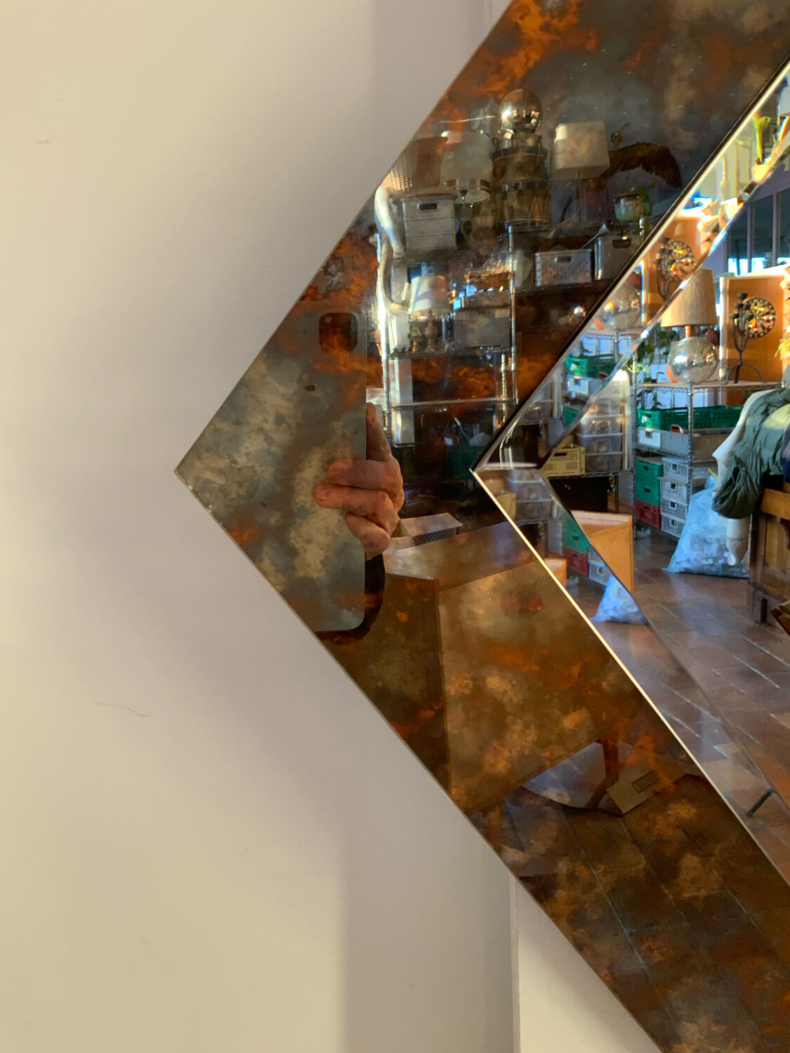 Bevelled mirror 1970