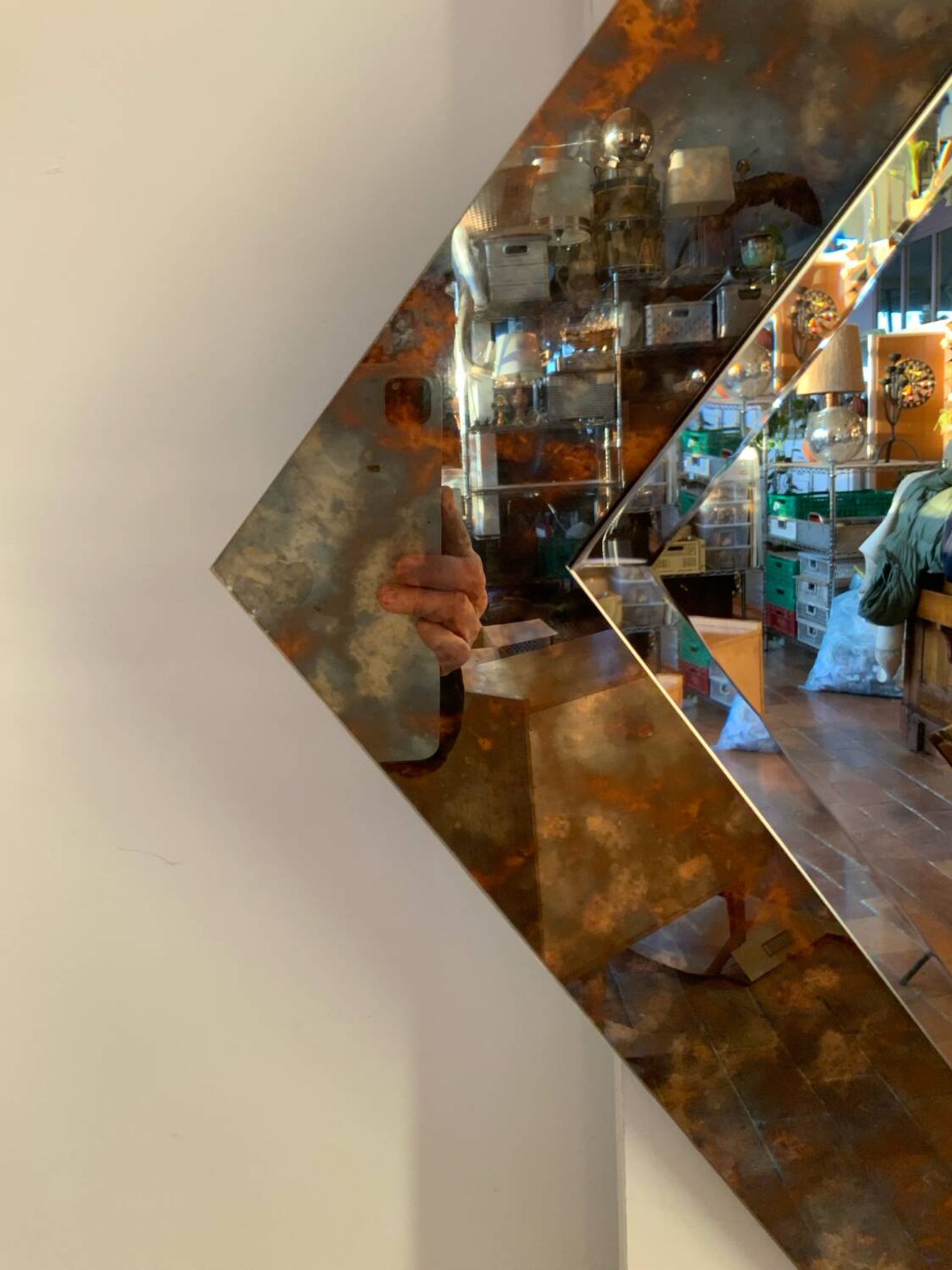 Bevelled mirror 1970