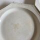 Set of 4 plates Creil and Montereau octagonal pearls Directoire 1800