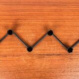 Mid-century Danish minimalist metal candlestick from the 1960s.