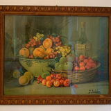 Pair of Still Life Fruit Paintings 1900