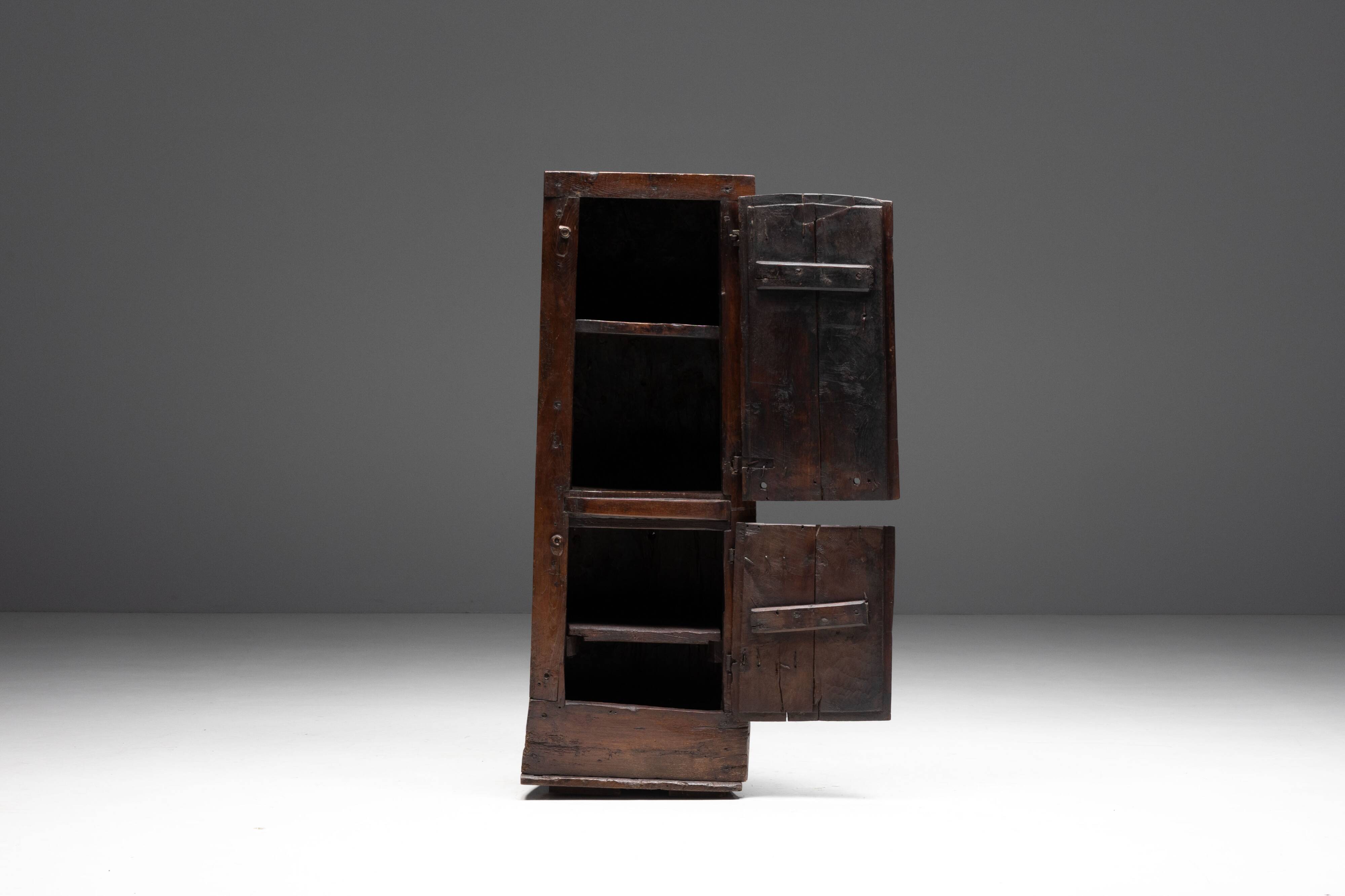 Antique Vernacular Cabinet, France, 19th Century