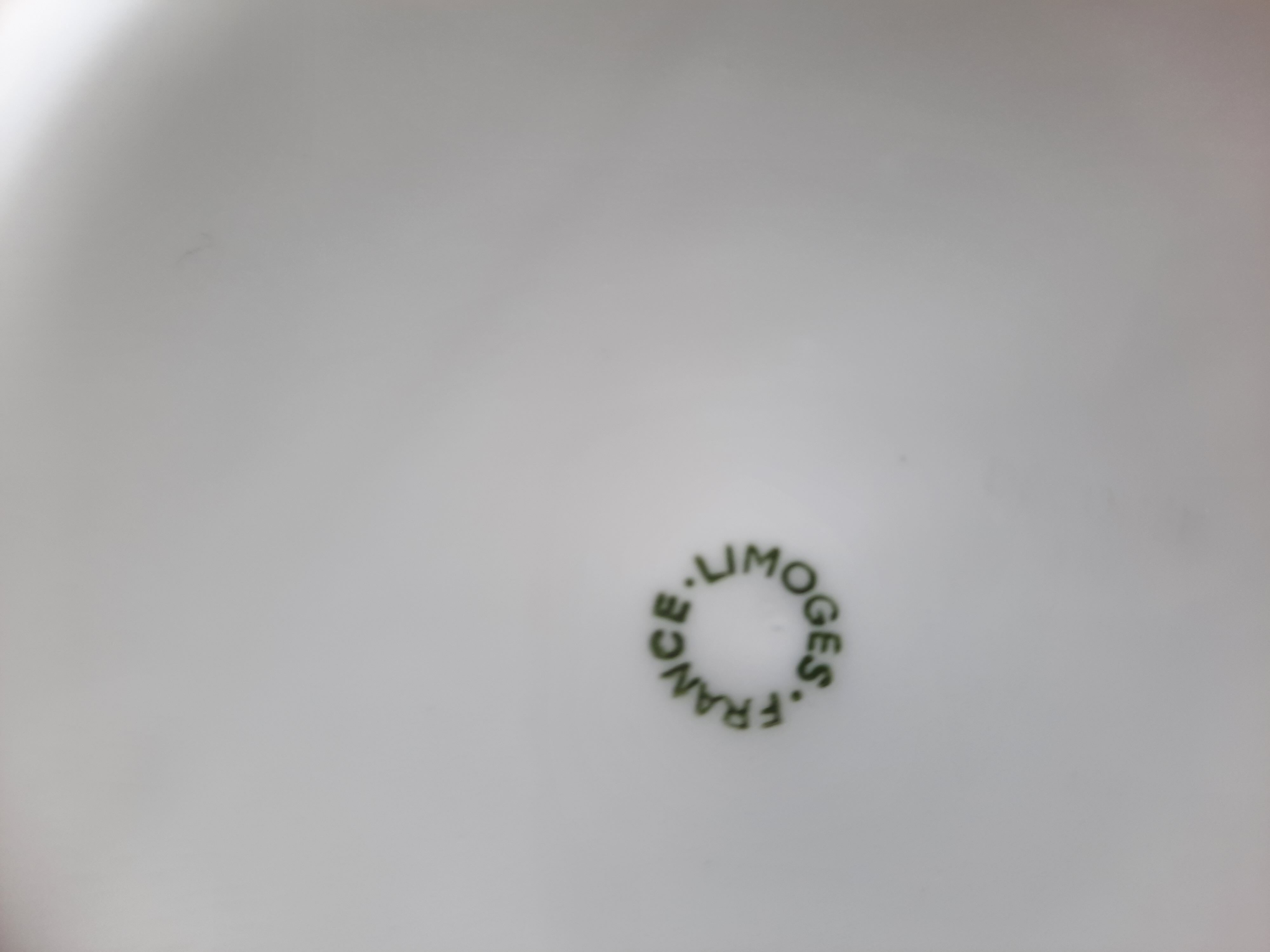 Fruit service 12 cups and 1 salad bowl Limoges