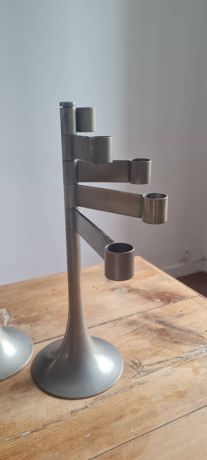 Pair of Candlesticks by Georges Bourgeois for Habitat