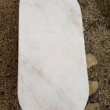 Bistro table in marble and cast iron