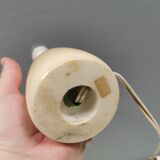 Table lamp in solid marble. Danish from the 80s.