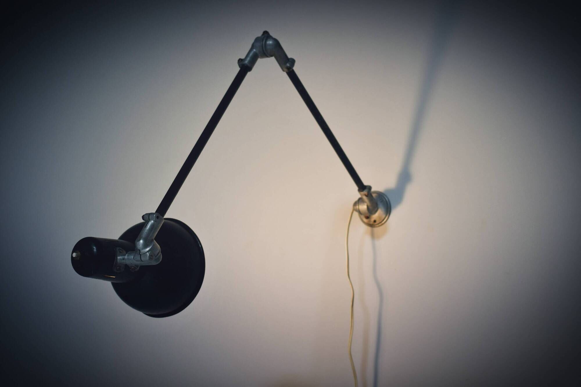 Vintage architect lamp Rijo, Denmark 1950s