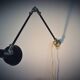 Vintage architect lamp Rijo, Denmark 1950s