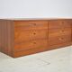 Chest of drawers by Erik Brouer 1960s Danish lowboard vintage teak