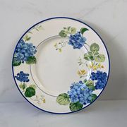 "Hortensia" table service from Luneville, earthenware, 80 pieces
