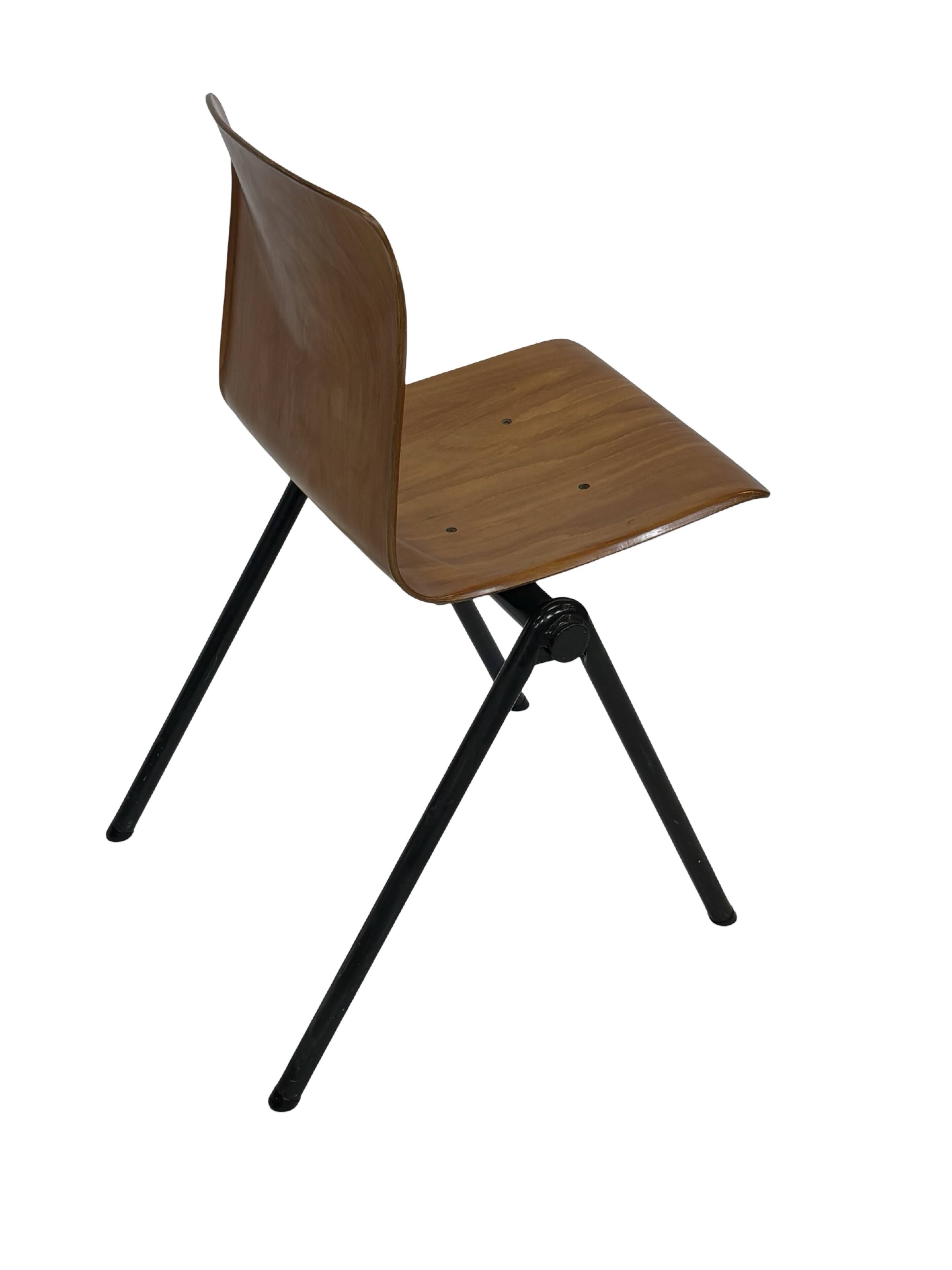 Vintage Chair Galvanitas Pagholz school chair design Dutch design