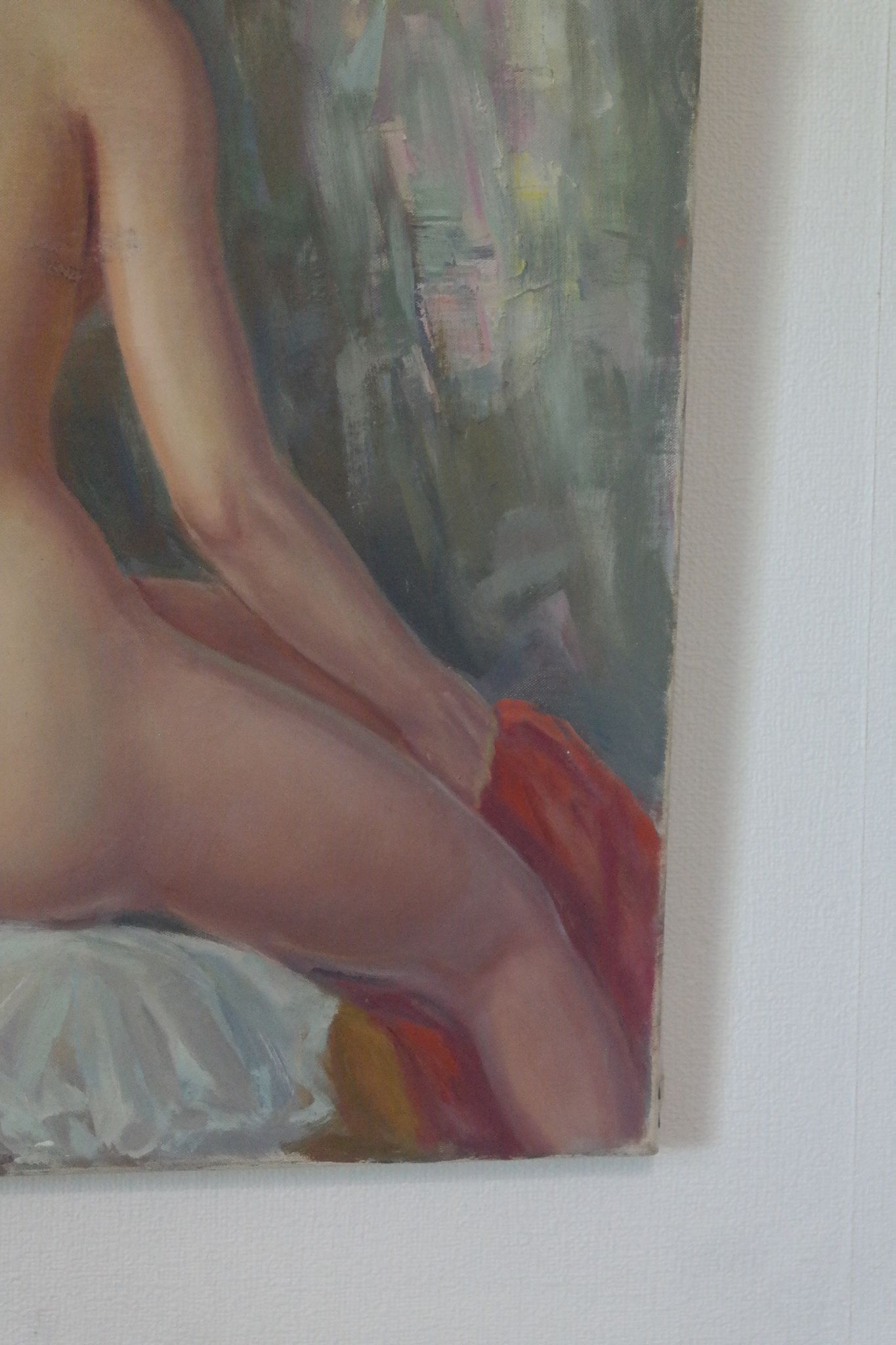 Tableau nu de dos Albert Genta XXème