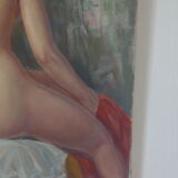 Tableau nu de dos Albert Genta XXème