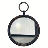 Faux bamboo chinoiserie mirror, France 1960s-1970