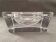 Solid crystal ashtray modernist design handmade art