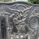 Calendrier perpétuel en bois et gutta percha Napoléon III à poser ou accrocher