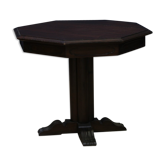Dining table pedestal table wooden