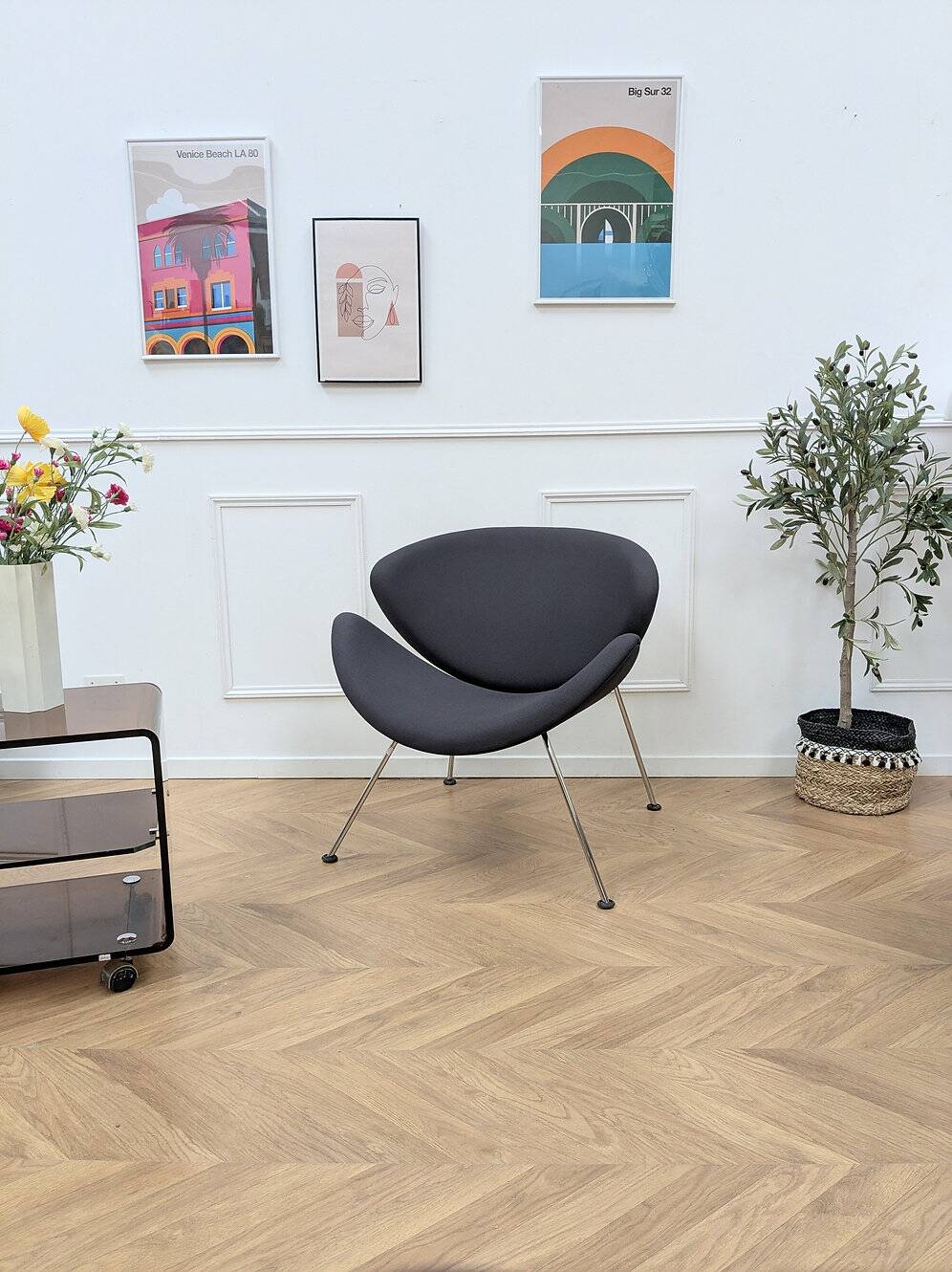 Vintage designer armchair