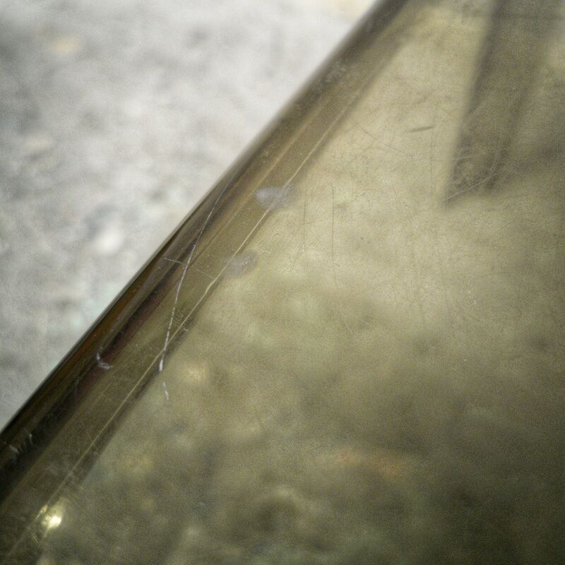 Smoked plexiglas coffee table