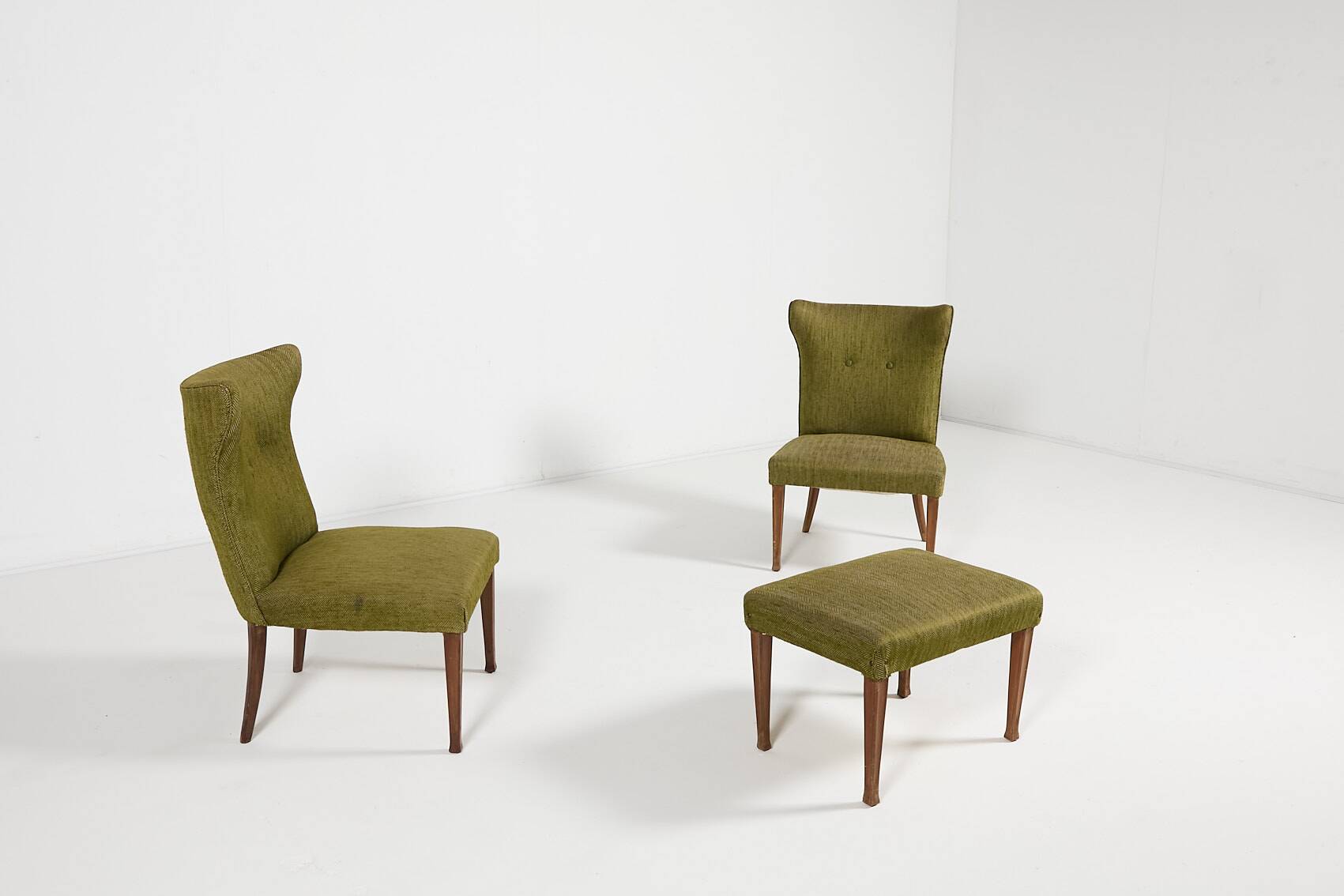1960’s Italian Mid-Century Modern pair of chairs