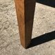 Restored walnut farm table