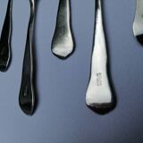 8 small silver spoons