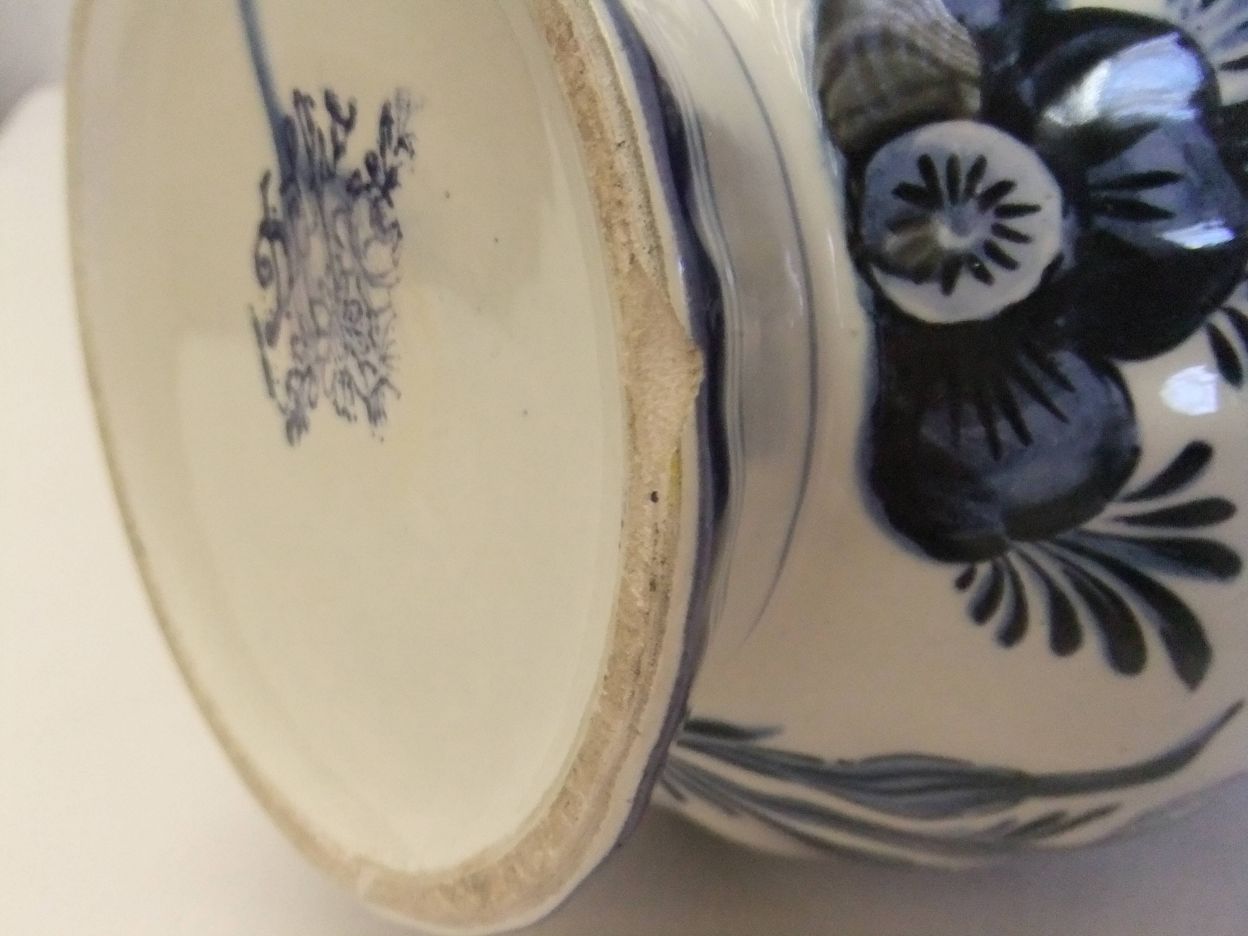 Vintage Delfia ceramic vase 36 cm