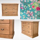 English style chest of drawers 1920 pine and pitchpin