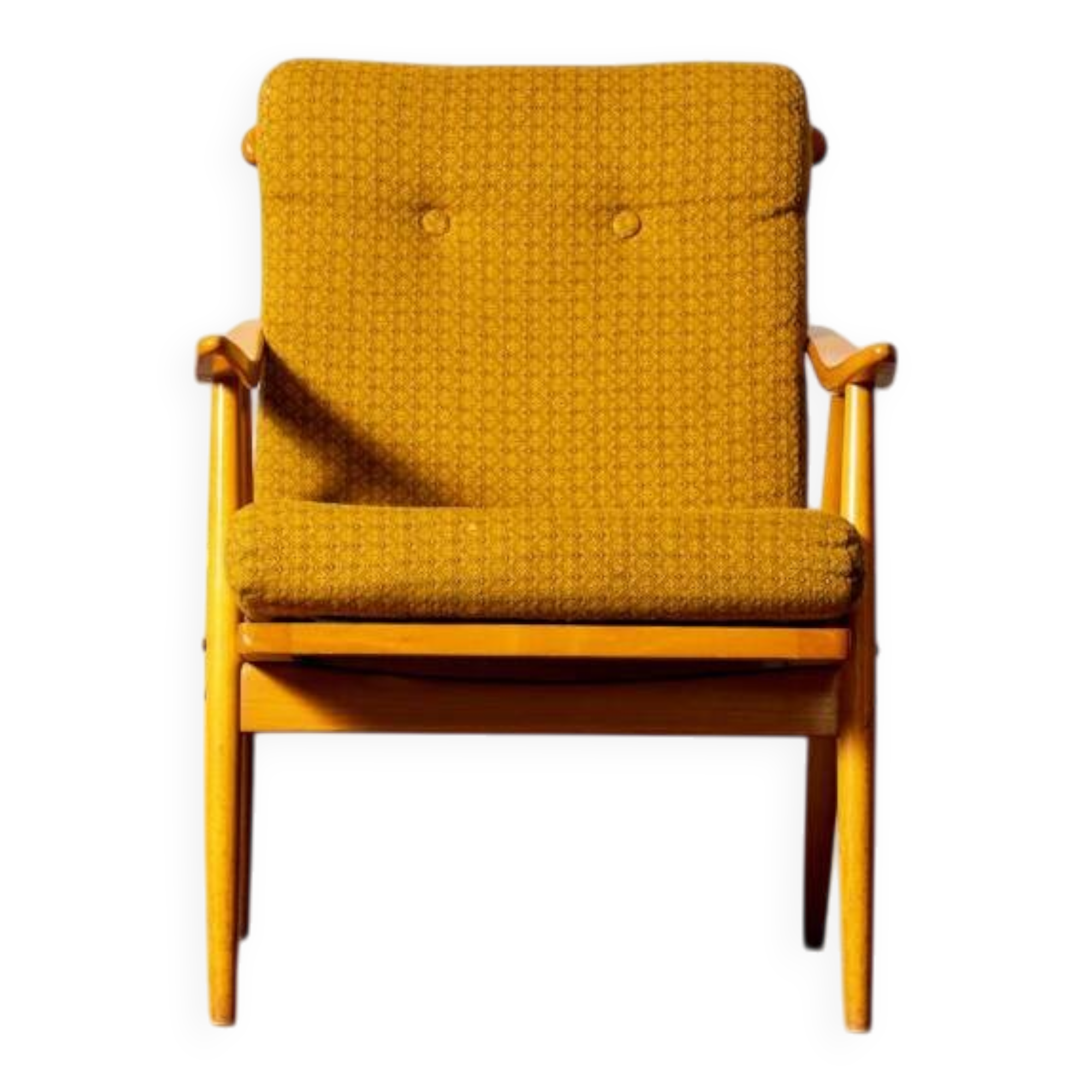 Boomerang armchair, original fabric