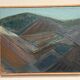 Original Swedish Oil on Canvas – “Glumslövs Backar” by Eric Julius – Signed – Vintage & Framed – 49 × 41 cm